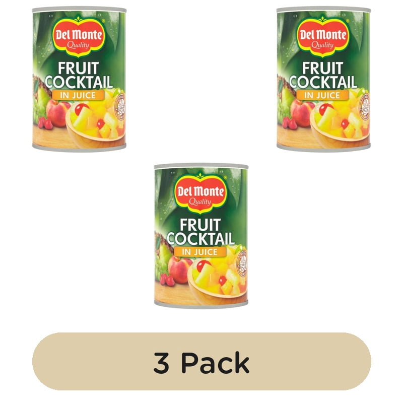 Del Monte Fruit Cocktail in Fruit Juice 415g, British Import (Pack of 3)