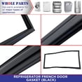 thumbnail image 5 of Whole Parts Refrigerator French Door Gasket (Black) Part # W11368721 - Replacement & Compatible with Some Amana, Jenn Air, Kenmore, Kitchen Aid, Maytag and Whirlpool Refrigerators, 5 of 8