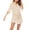 Apricot, variant on Lu's Chic Women's Crochet Cover Up Beach Beachwear V Neck Sun Protection Summer Bell Sleeve Swimwear Cover Up White Small-X-Large