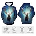 thumbnail image 3 of WHNBCW Traditional Deer Hoodie Funny Animal Graphic Sweatshirts, 3 of 7