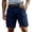 Navy-R2, variant on Cargo Shorts for Men Elastic Waistband Drawstring Shorts Lightweight Stretch Summer Casual Baggy Big and Tall Camouflage Cargo Shorts Multi-Pocket Quick Dry Pants,Brown 5XL