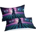 thumbnail image 2 of Cyberpunk Duvet Cover Sets Soft Microfiber D-Piece Bedding Set with Zipper Closure for Kids Teens, 2 of 5
