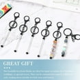 thumbnail image 6 of 12 Pcs Beadable Keychains Bars Bulk Blank Beaded Metal Keychain for Craft DIY Gift, 6 of 10