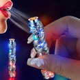 thumbnail image 4 of YIKA Rechargeable Lighter Blow A Colorful Flash Lighter Silver, 4 of 6