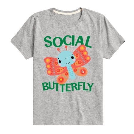 Fisher-Price - Social Butterfly Short Sleeve Graphic T-Shirt