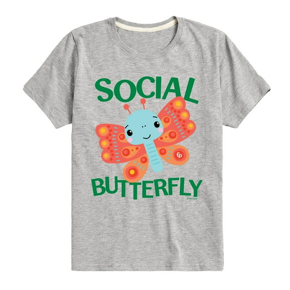 Fisher Price - Social Butterfly - Youth Short Sleeve T-shirt