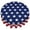 A, variant on Patriotic Round Tablecloth 60 Inch Memorial Day Independence Day American Flag Round Tablecloth Washable Microfiber Decorative Table Covers for Picnic Party