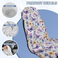 thumbnail image 7 of Kuiaobaty Car Seat Towel Covers Front Seats Butterfly Flower Print Car Seat Hoodie Cover Multi-Purpose Absorbent Microfiber Towels with Storage Bag(Hot Yoga, Gym, Sports Accessories), 7 of 7