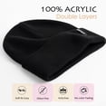 thumbnail image 3 of FURTALK Toddler Beanie for Boys Girls Black Baby Kids Beanies Knit Winter Hats for 0-3 Years Child, 3 of 7