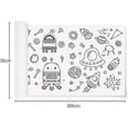 thumbnail image 4 of Children's Drawing Roll, Coloring Paper Roll For Kids, Sticky Color Filling Paper Roll Wall Coloring Stickers, 4 of 5