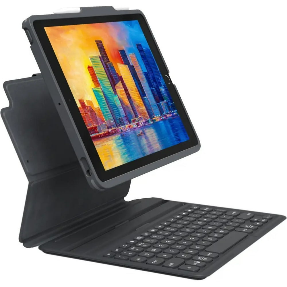 ZAGG Pro Keys Keyboard/Cover Case for 10.2" Apple iPad Tablet, Black
