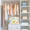 thumbnail image 6 of Leaves with Dinosaurs Storage Basket Foldable Laundry Basket Shelf Kids Toy Storage Container Organizer with Handles, 6 of 7