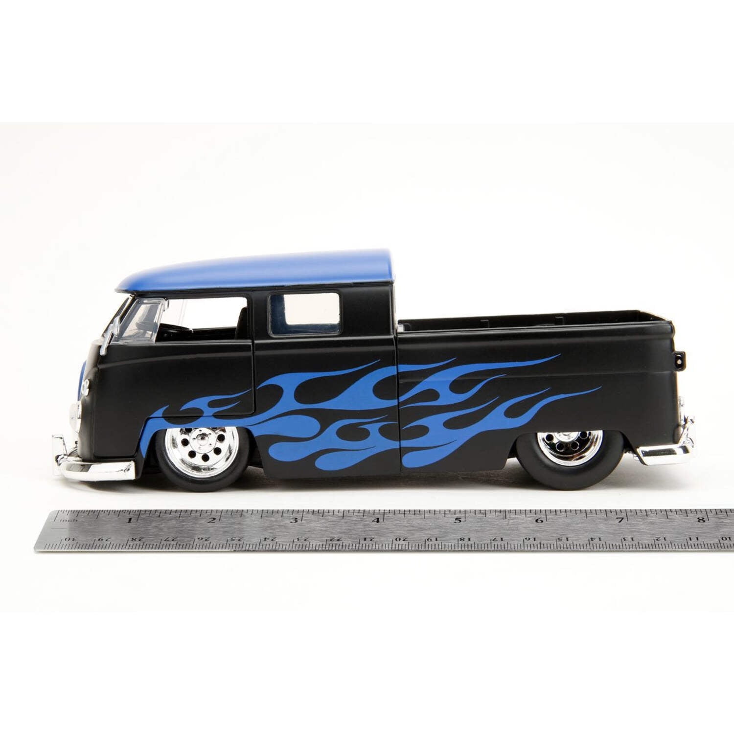 Jada 1963 Volkswagen Bus Pickup Truck Diecast Toy, Matt