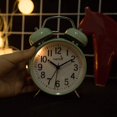 thumbnail image 4 of Reloj despertador dual JAMW de 4 pulgadas retroiluminación verde, 4 of 5