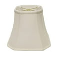 thumbnail image 5 of 16" White Slanted Square Bell Monay Shantung Lampshade, 5 of 5