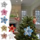 thumbnail image 1 of onlyliua Ofertas de Navidad Simulación de Flores de Navidad Accesorios para Coronas Navideñas Decoración para Árboles de Navidad Flor de Navidad Doble, 1 of 6