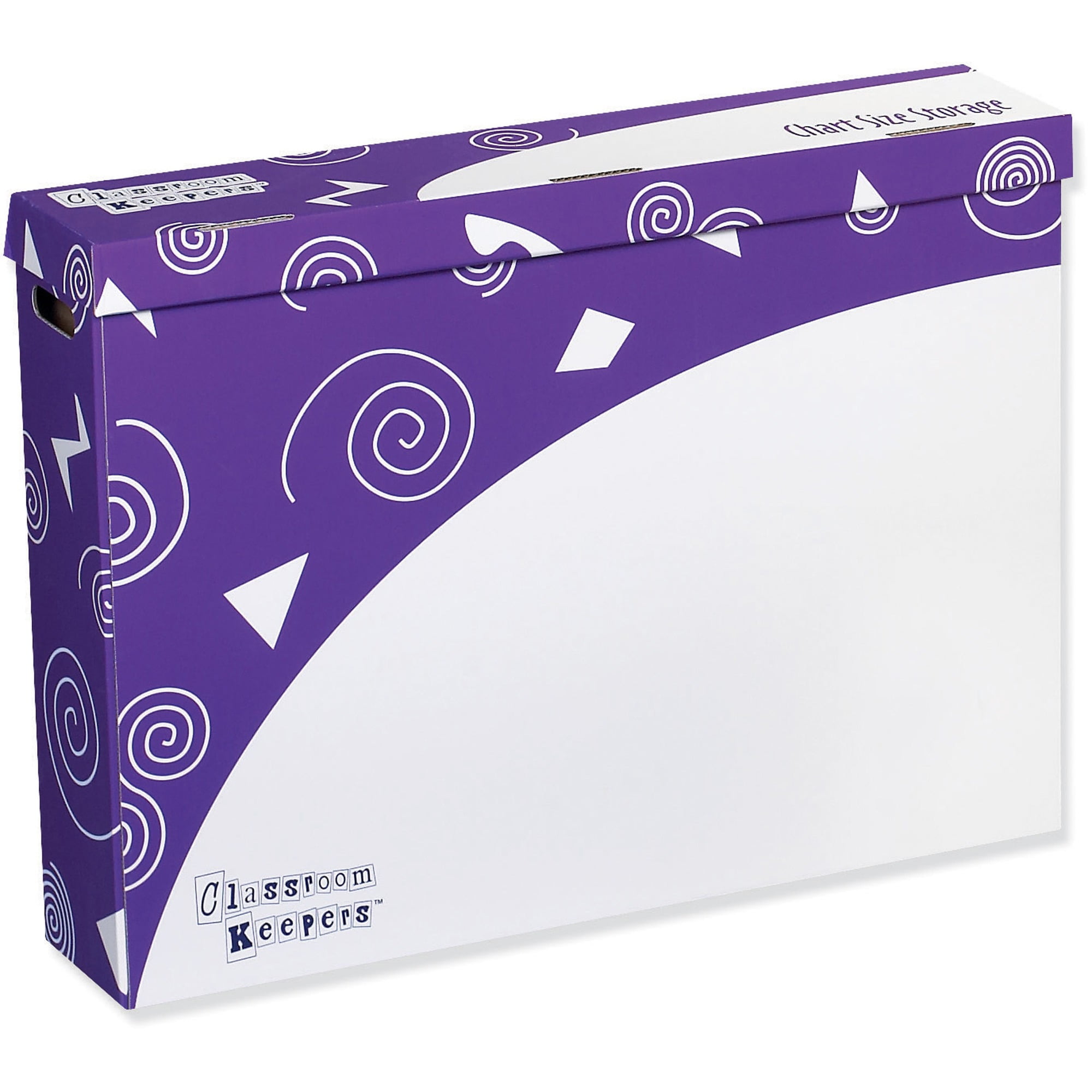 Classroom Keepers, PAC001302, Chart Size Storage Box, 1 Each, Purple
