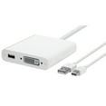 thumbnail image 2 of Apple Mini Display Port to Dual Link DVI Computer Cables, White, 2 of 3