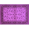 thumbnail image 1 of Ahgly Company Indoor Rectangle Oriental Purple Traditional Area Rugs, 8' x 12', 1 of 4
