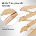 thumbnail image 4 of MAGMALIFE 20 Ganchos para Ropa de Madera: Gancho Giratorio de 360 Grados, Adecuado para Prendas Variadas, Elegantes, Evitan la Deformación de tu Ropa (Natural), 4 of 8