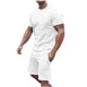 thumbnail image 2 of Camisas de verano Kakina CMSX para hombre, liquidación, conjunto de 2 piezas de camiseta informal de manga corta y pantalones cortos deportivos ajustados., 2 of 7