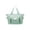 #2497-Green, variant on Cevemin Large Capacity Travel Gym Bag for Women - Expandable Sports Yoga Bag with Separate Dry Wet Compartments, Multiple Pockets for Clothes Laptop Pad Essentials, Polyester, 21.65x15.75in