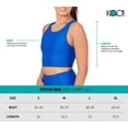thumbnail image 6 of Kadi Women's Printed Stevie Bra, Metro Print - Royal, Small, 6 of 6