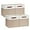 White&Khaki, variant on Storage Cubes 13 inch, Collapsible Sturdy Cube Storage Bins With Handles for Organizing,Fabric Storage Baskets for Shelves Nursery Closet Home Organization (White&Grey-4 Pack)