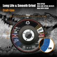 thumbnail image 2 of Disco de solapa Merryland Craft-Line FC1107414-20 115 mm, grano 80, 2 of 5