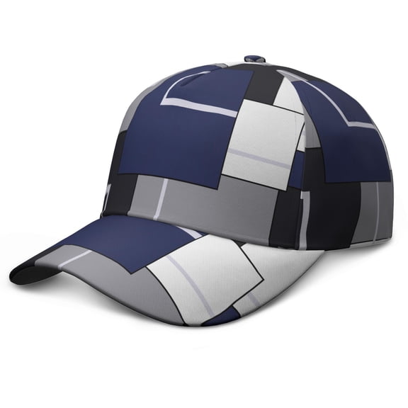 Rainbow Gradient Dad Hat, Comfortable Fit Washed Baseball Cap with Abstract Boho Watercolor Design, Lightweight Performance Hat for Beach Vacation and Daily Use