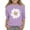 04#Light Purple, variant on Kids Girls T Shirts Floral Daisy Graphic Long Sleeve Crewneck Pullover Cute Casual Blouses Tops Light Blue 130