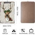thumbnail image 2 of Deer Clipboards with Low Profile Clip - Wooden Clipboards, Heavy Duty Clipboard, Classic Clipboards for Classroom, Calendar Office Clipboard Stand up 12.6x8.7 in, 2 of 6