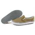 thumbnail image 2 of Laforst Mens Sunbrella Cotton Upper Nonslip Slip On Flat Shoes Khaki, 2 of 8
