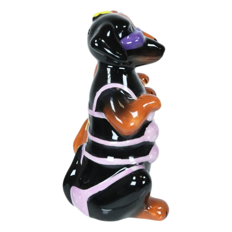 Pacific Giftware Lovely Wedding Bride And Groom Doxies Salt