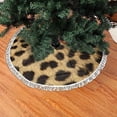 thumbnail image 3 of Falda de Árbol de Navidad GHYGTY Estampado Animal Leopardo 122 cm, 3 of 4