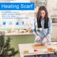 thumbnail image 4 of Electric Heated Scarf Winter Warm Neck Wrap Battery Powered Neck Heat Pad Washable with 3-Level Temperature Adjustment for Men & Women, 4 of 4