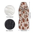 thumbnail image 7 of HUISEFOR 2 Pack Cow Print Bow Front Car Seat Covers Breathable Soft Anti Slip Car Seat Covers Protector, Elastic, Easy to Installation, for Cars, SUVs, Sedans and Trucks, 7 of 7