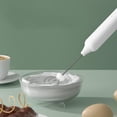 thumbnail image 3 of Vaporizador de leche Espumador , batidor de huevos, cabezal mezclador de material acero inoxidable, mezclador de crema para cocinar, cocina Magideal Vaporizador de leche, 3 of 7