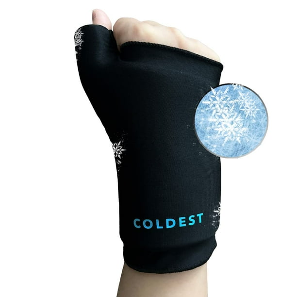 Coldest Thumb Wrist Ice Pack 360 Adjustable Hand Support Brace with