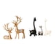 thumbnail image 1 of Escultura de ciervo, estatua de resina y cerámica, adorno elegante, figura de animal para decoración de mesa, ideal para regalar, decoración del hogar, 1 of 8