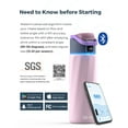 thumbnail image 4 of WaterH Boost Smart Water Bottle  Reminder to Drink, 24oz Bpa-Free Stainless Steel Vacuum Insulated, Wide Mouth Tracker with App, for Gift, 4 of 6