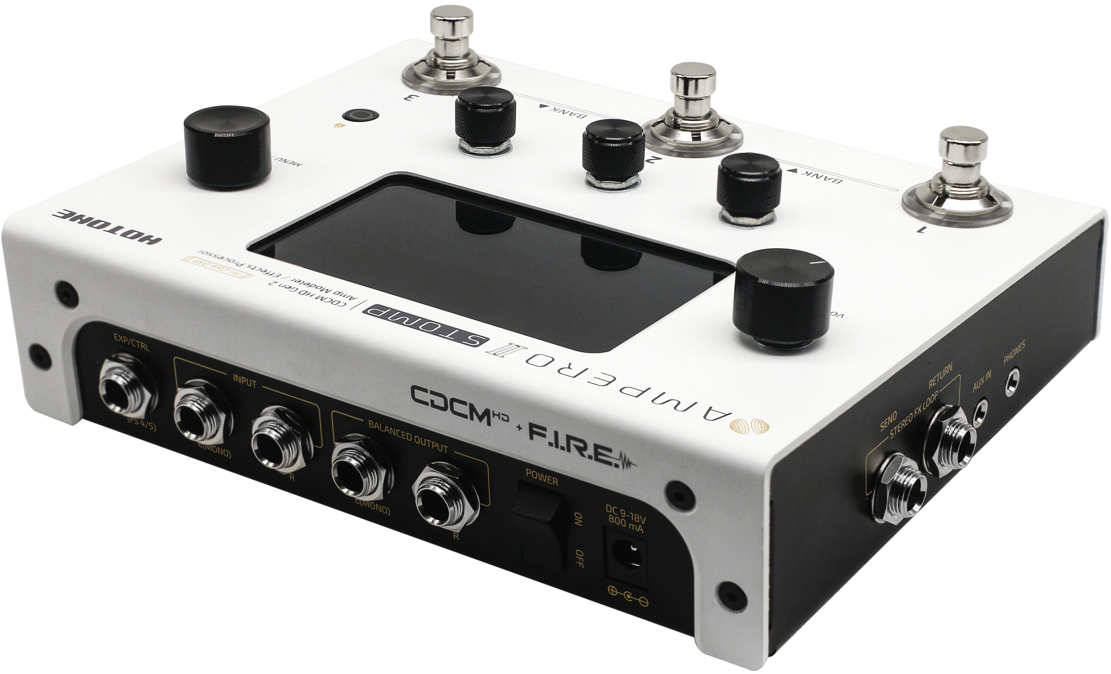Hotone Ampero II Stomp CDCM HD Gen 2 Amp Modeler/Effects Hotone Ampero II Stomp CDCM HD Gen 2 Amp Modeler/Effects