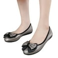 thumbnail image 3 of YLYL Women's Ballet Flat Shoes Bowknot Round Toe Fashion Wedding Flats, 3 of 9