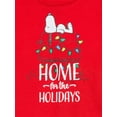 thumbnail image 3 of Peanuts Toddlers’ Snoopy Home for the Holidays Matching Family Pajama Set, 2-Piece, Sizes 2T-5T, 3 of 4