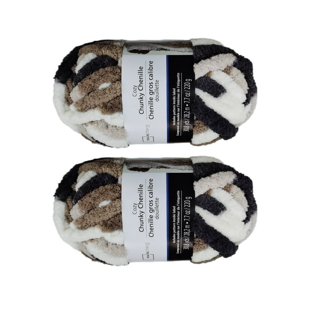 MAINSTAYS 2 pack farmhouse polyester yarn