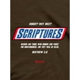 thumbnail image 3 of Kerusso Unisex Short Sleeve Casual T-Shirt, Scriptures, Brown, MD, 3 of 7