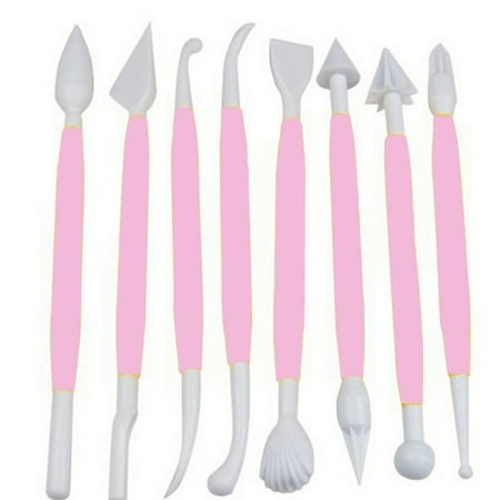 

Papaba Sculpting Pen 8Pcs Sculpting Pen Easy to Use Double-head Plastic Double-head Cake Sculpting Pen for Candy Mold