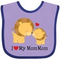 thumbnail image 3 of Inktastic I Love My Mommom Boys or Girls Baby Bib, 3 of 4