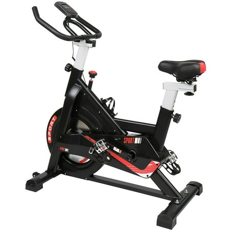 Cycling Bike, Professional Indoor Stationary Cycling Bike, Smooth Quiet Belt Drive Exercise Bike, Flywheel Bike with Monitor/Adjustable Handlebar Seat, for Home Cardio Gym Workout, LLL2465