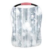 ECZJNT Christmas White Celebratory Toys Nursing Cover Baby Breastfeeding Infant Feeding Cover Baby Car Seat Cover